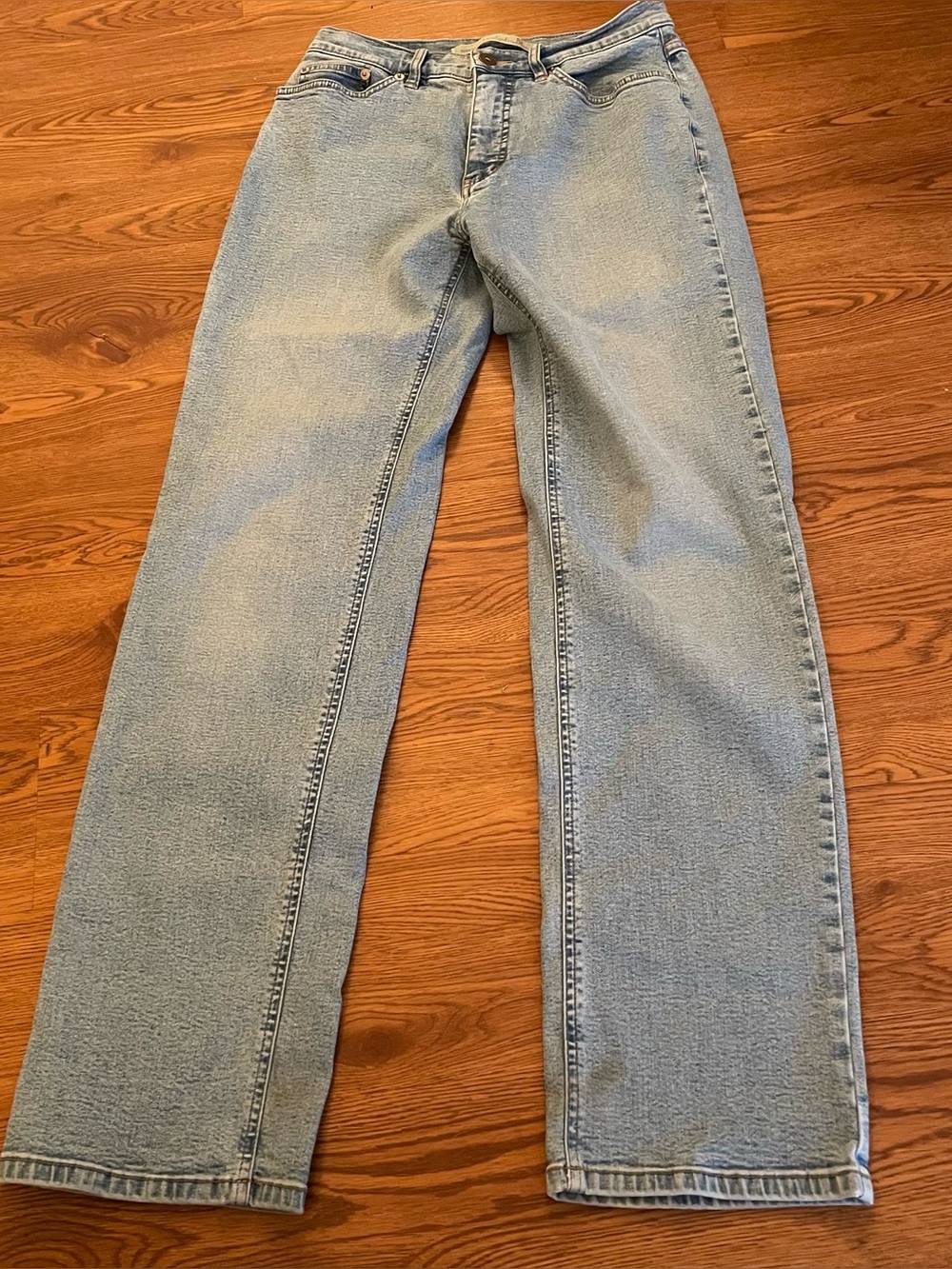 Christopher Blue Straight Leg Jeans Women’s Size 8 Light Wash Cotton/Spandex